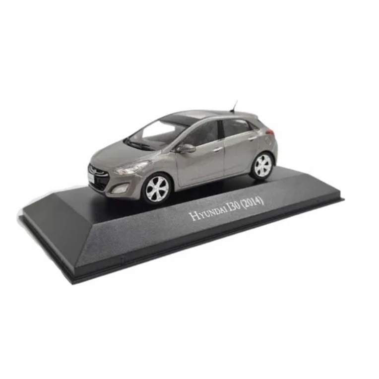 Miniatura Hyundai I30 2014 -Carros Inesquecíveis Do Brasil, escala 1:43