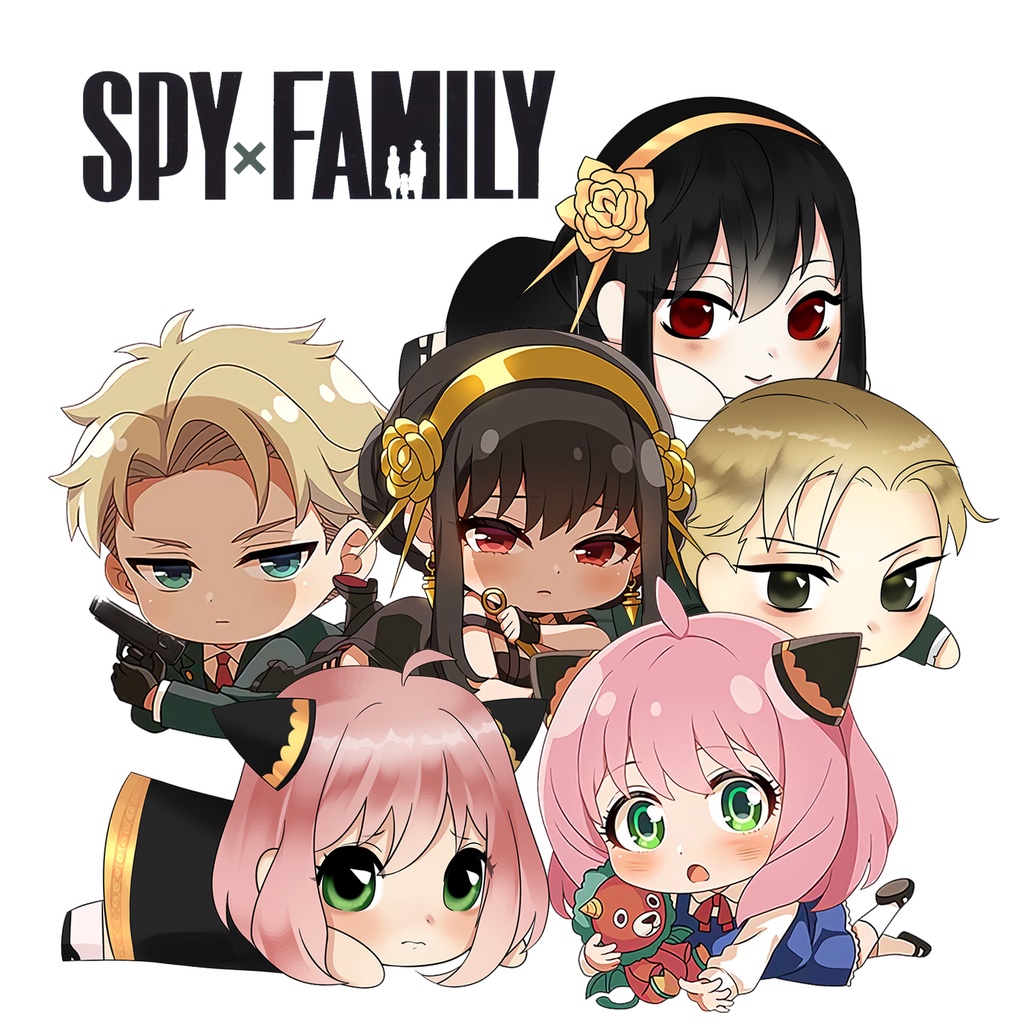 Almofada Chibi Spy X Family Anya Yor Loid | Shopee Brasil