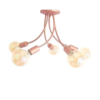 Lustre Plafon Aranha Sputnik 5 lâmpadas alumínio LED E27 110/220V de Sobrepor Teto