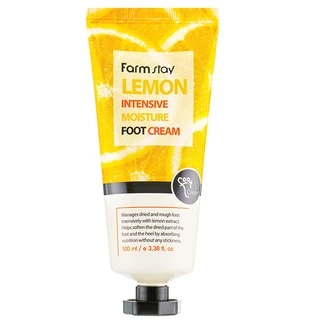 farmstay Creme De Hidratação Intensiva Para Os Pés De Fazenda Limão 100ml em Oferta na Shopee