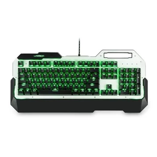 Teclado Gamer Warrior Mecânico Com Led Single Color Tc217