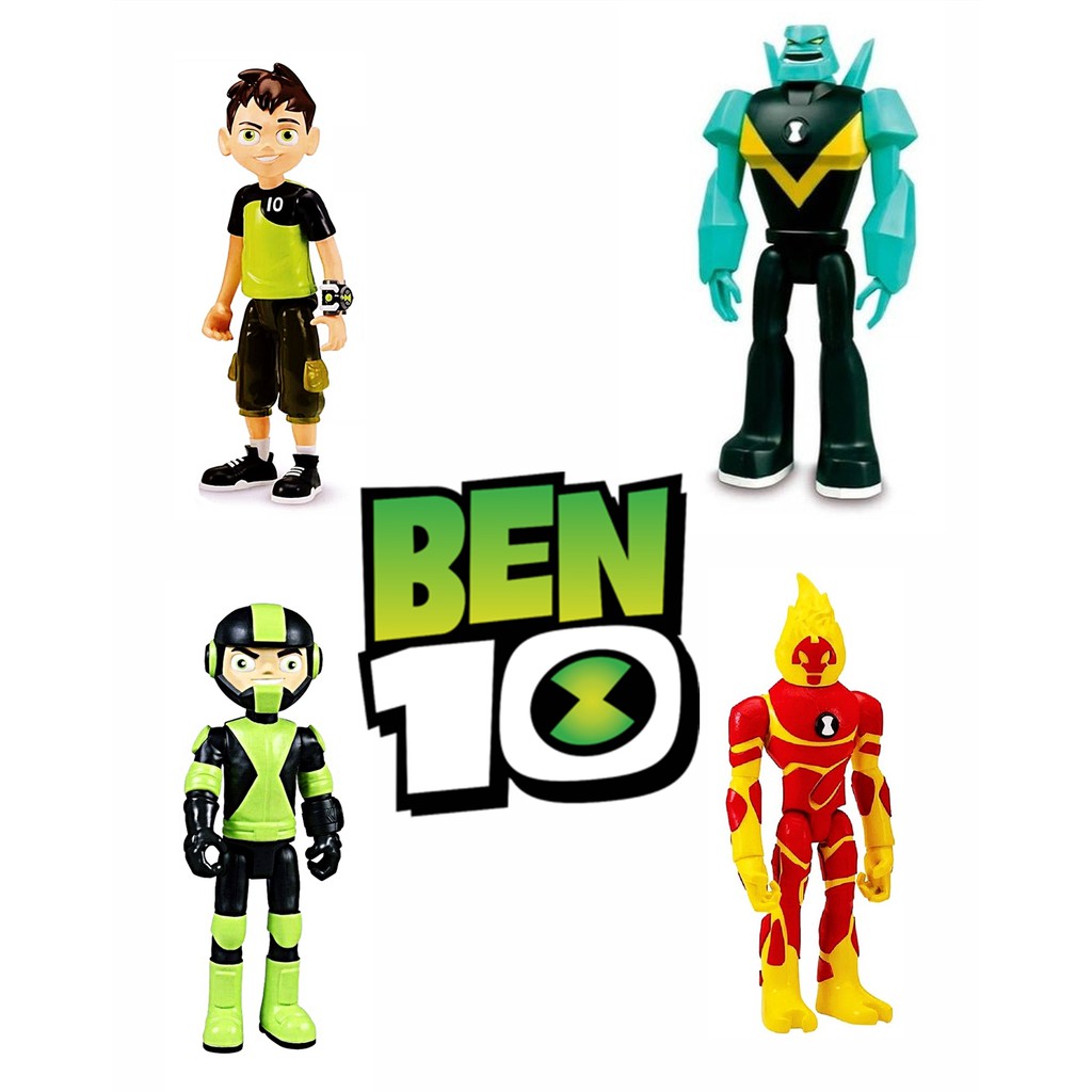 Boneco Do Ben 10 Grande Chama Diamante Tennyson Rustbuggy | Shopee Brasil