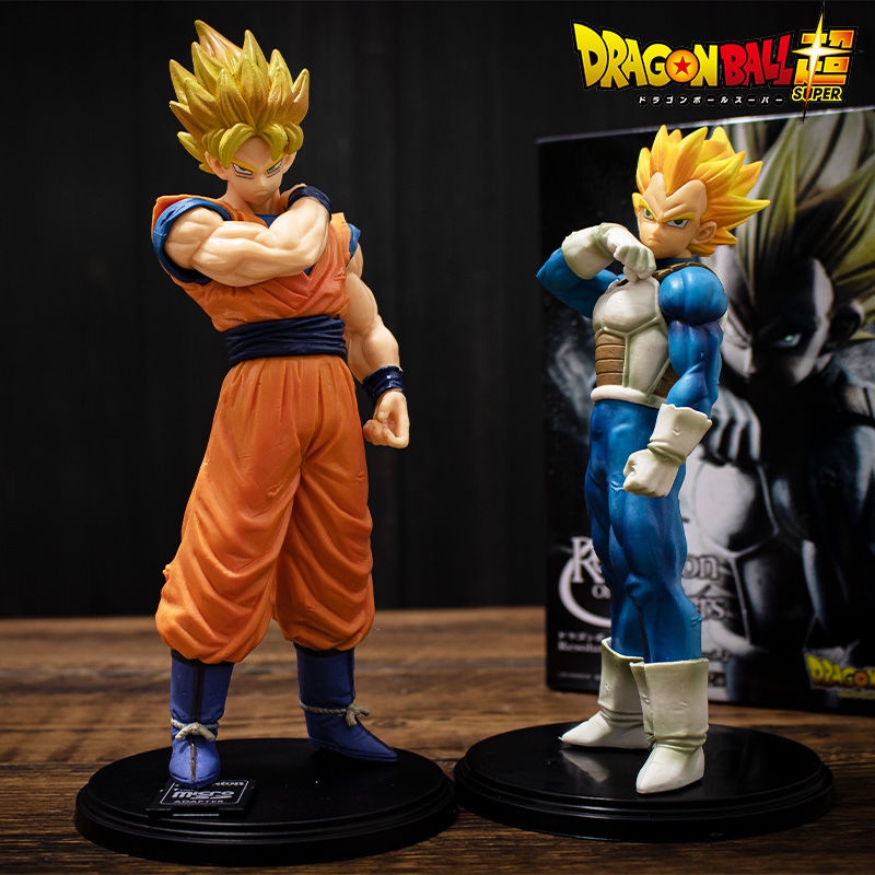 Dragon Ball Z Goku Figure Toy, 20 ° Aniversário, Cabelo Azul, Goku