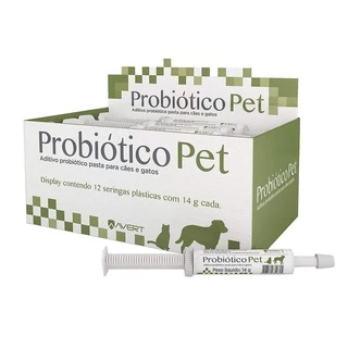 Suplemento Probiótico Pet Avert Para Cães e Gatos - 14g