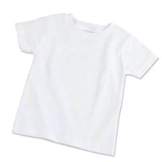 Camiseta Escolar Branca 100% Algodão