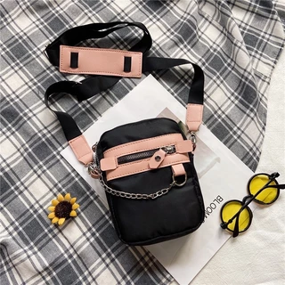 bolsa feminina impermeável transversal corrente pequena promoção