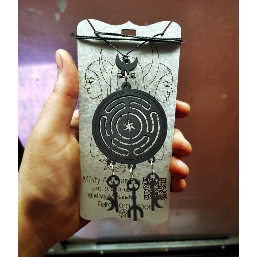 Colar Strophalos Hécate Deusa de Magia