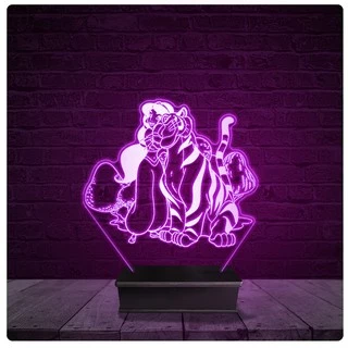Luminária e Abajur Acrílico Led - Jasmine Aladin Tigre