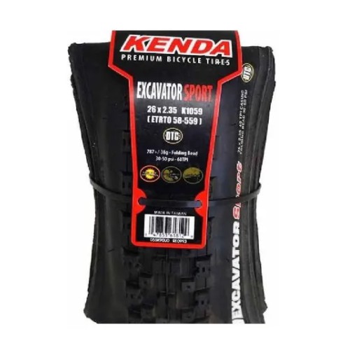 Pneu 26 X 2.35 Kenda Excavator Sport Kevlar Sem Arame Unid