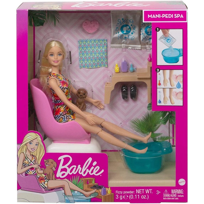 Barbie Hairstylist Gift Set Com Acessórios De Beleza Material