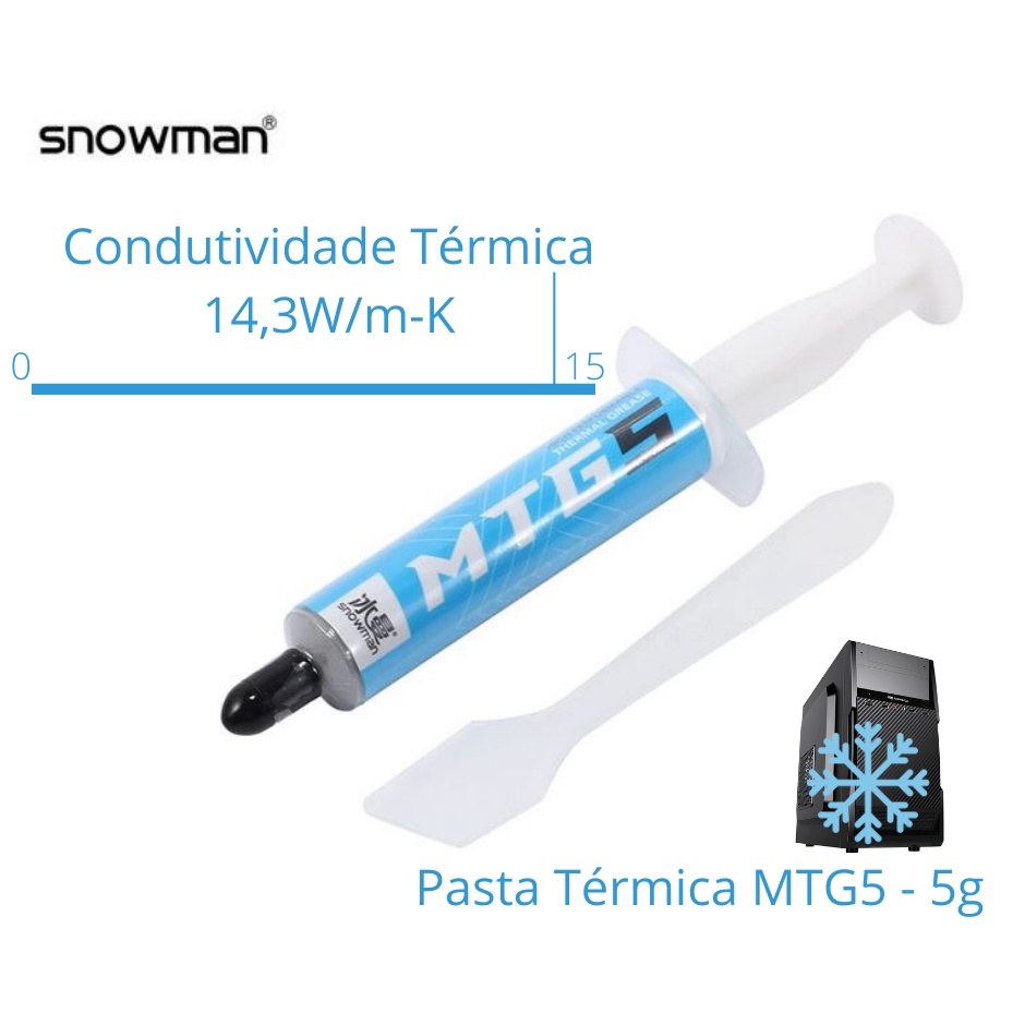 Pasta Termica Mgt5 -ps3/ps4/xbox360/one/pc - 5 gramas - Boa | Shopee Brasil