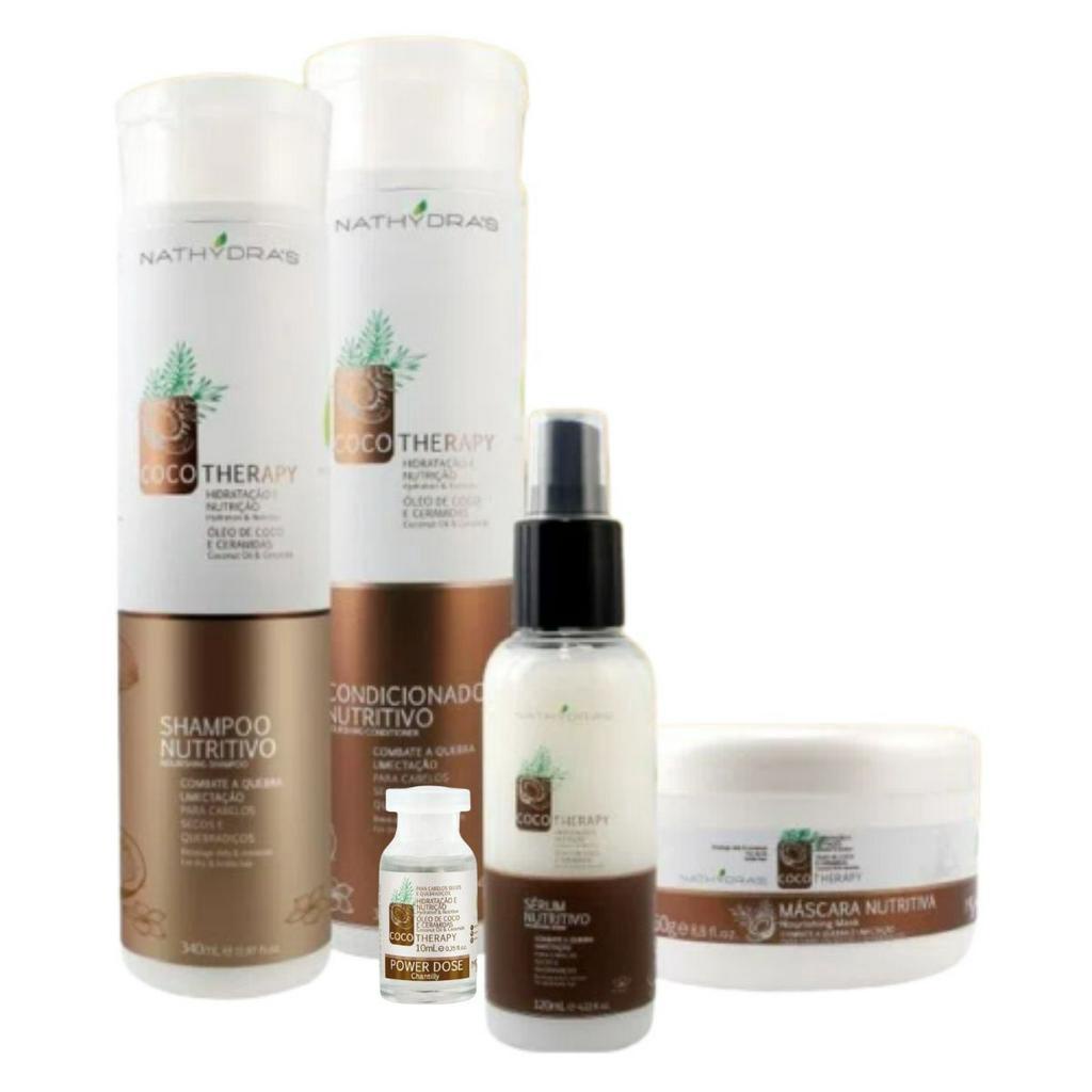 Kit Completo + Power Dose Coco Therapy Nathydra's | Shopee Brasil