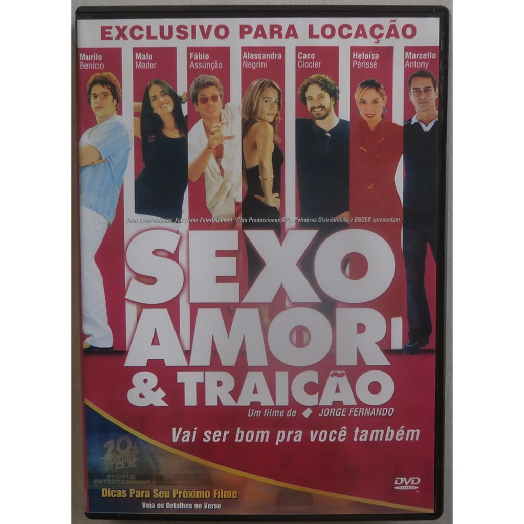 Dvd Sexo Amor e Traição 2004, Comédia, Original