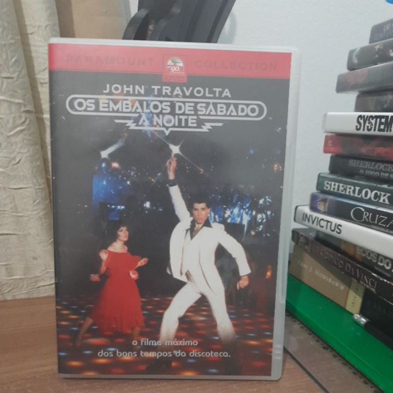 dvd original clássico os embalos de sábado a noite de john travolta