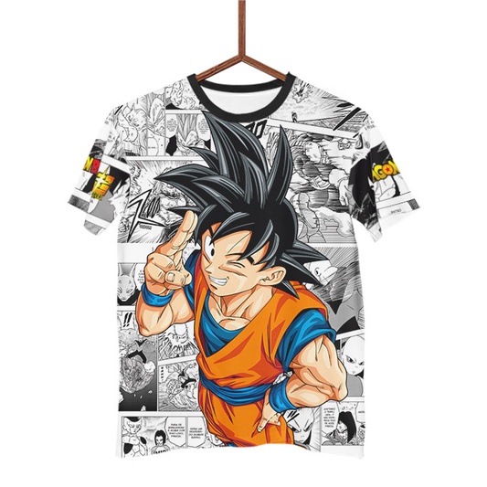 Camisa Compressão Dragon Ball Goku Modelo 2 Manga Curta