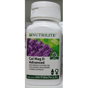 Cal Mag D Advanced Nutrilite Tabletes Amway Shopee Brasil