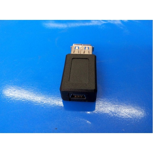 Conector / Adaptador Emenda Usb Femea Para Mini Usb Femea | Shopee Brasil