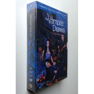 Box Dvd The Vampire Diaries - A Terceira Temporada Completa 5 Discos ...