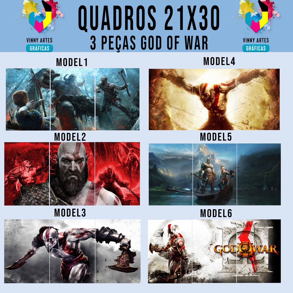 Poster, Quadro PlayStation - God of War em