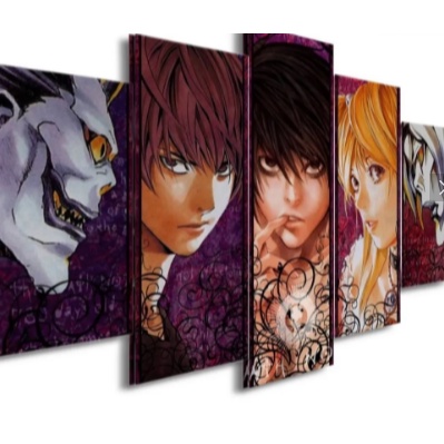 Quadro decorativo poster Death Note personagens em Promoção na Americanas