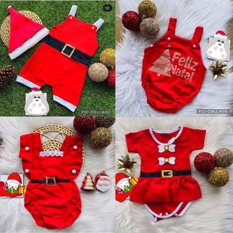 Roupa de natal store bebê