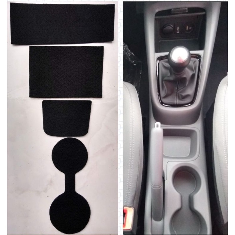 tapetinhos carpete adesivo porta objetos do console central para o novo HB20 HB20S 2020 em diante