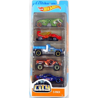 Hot Wheels Premium Cartela C/ 5 Carrinhos Mattel - Original