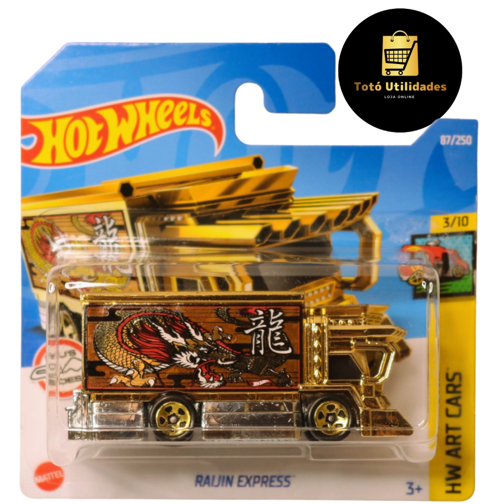 Carrinho Hot Wheels Raijin Express Mattel + Livro com Quebra Cabeça Memória  e Dominó - Mattel/Ciranda Cultural - Carrinho de Brinquedo - Magazine Luiza