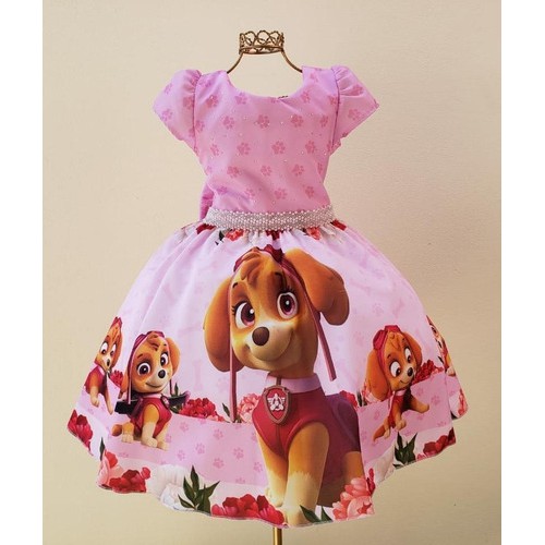 Vestido da skye da best sale patrulha canina