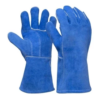 Luva Soldador De Segurança Alta Temperatura Solda Mig Tig Para Trabalho Com Ca Epi Proteção