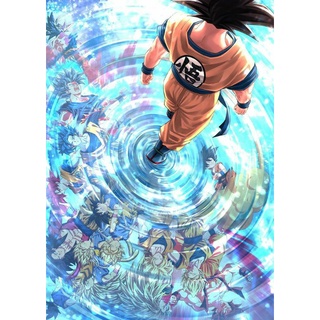 Quadro MDF Dragon Ball Son Goku Super Anime Torneio Sayajin A6