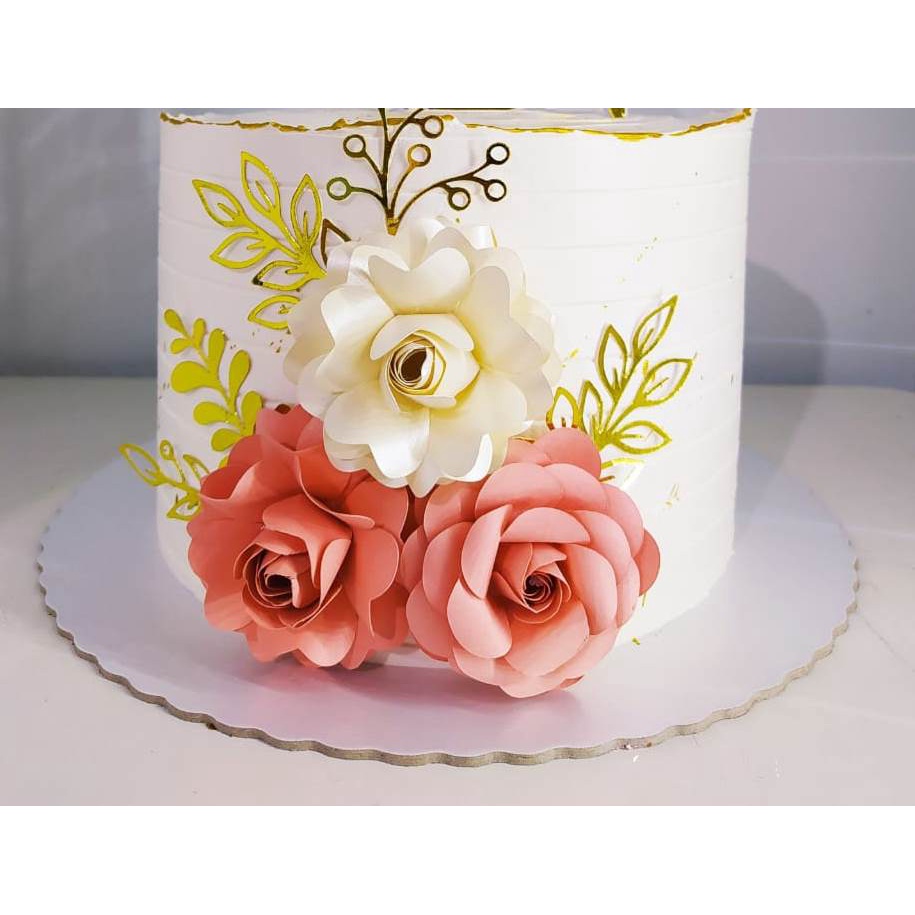 Flores De Papel Para Topo De Bolo Shopee Brasil