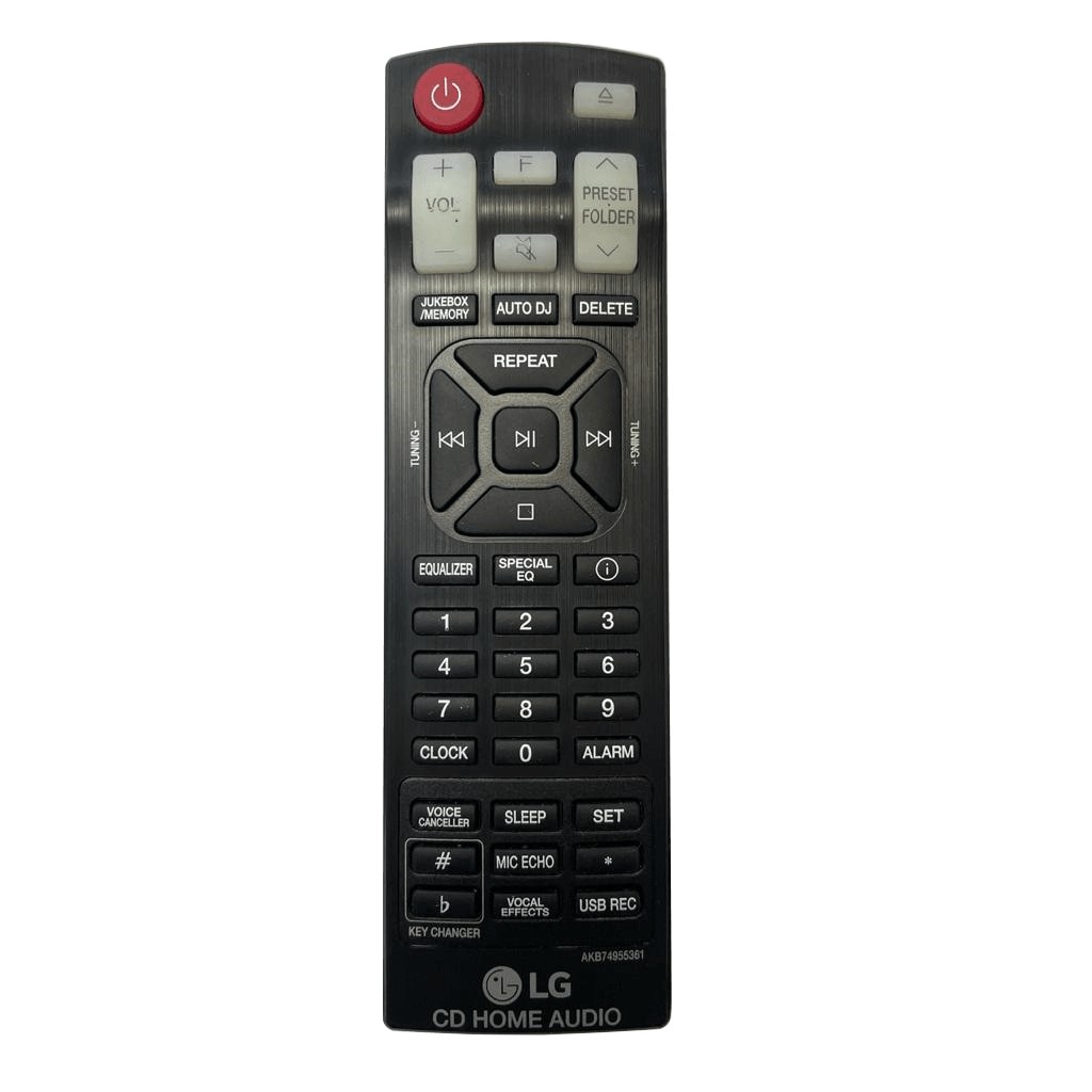 Controle Remoto LG CD Home AUDIO AKB74955361 (Original) | Shopee Brasil