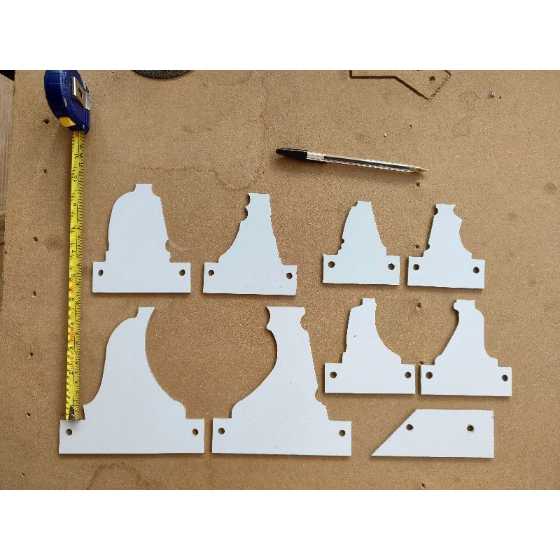 kit de Gabaritos vasos p/ bonsai, cactos e suculentas 16 modelos
