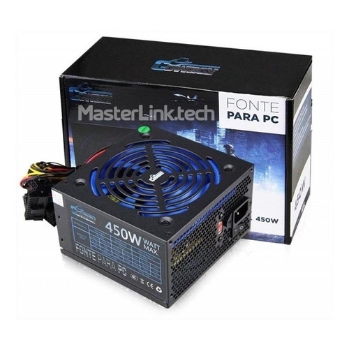 Fonte de alimentação para PC Knup 450W