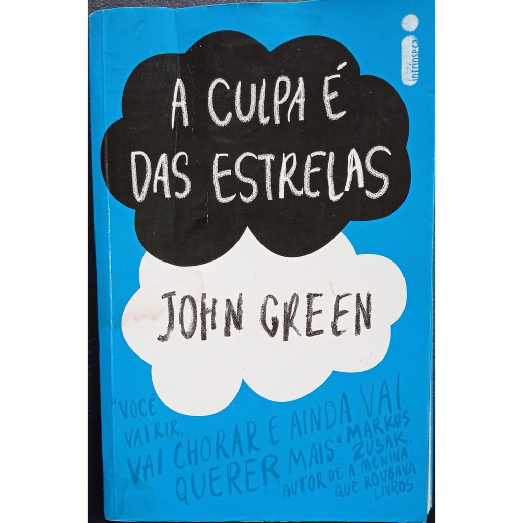 Livro A Culpa é Das Estrelas John Green Editora Intrínseca Shopee