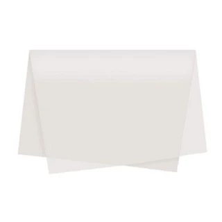 Papel de Folha Seda Branca 50 Unidades - Cor Branca