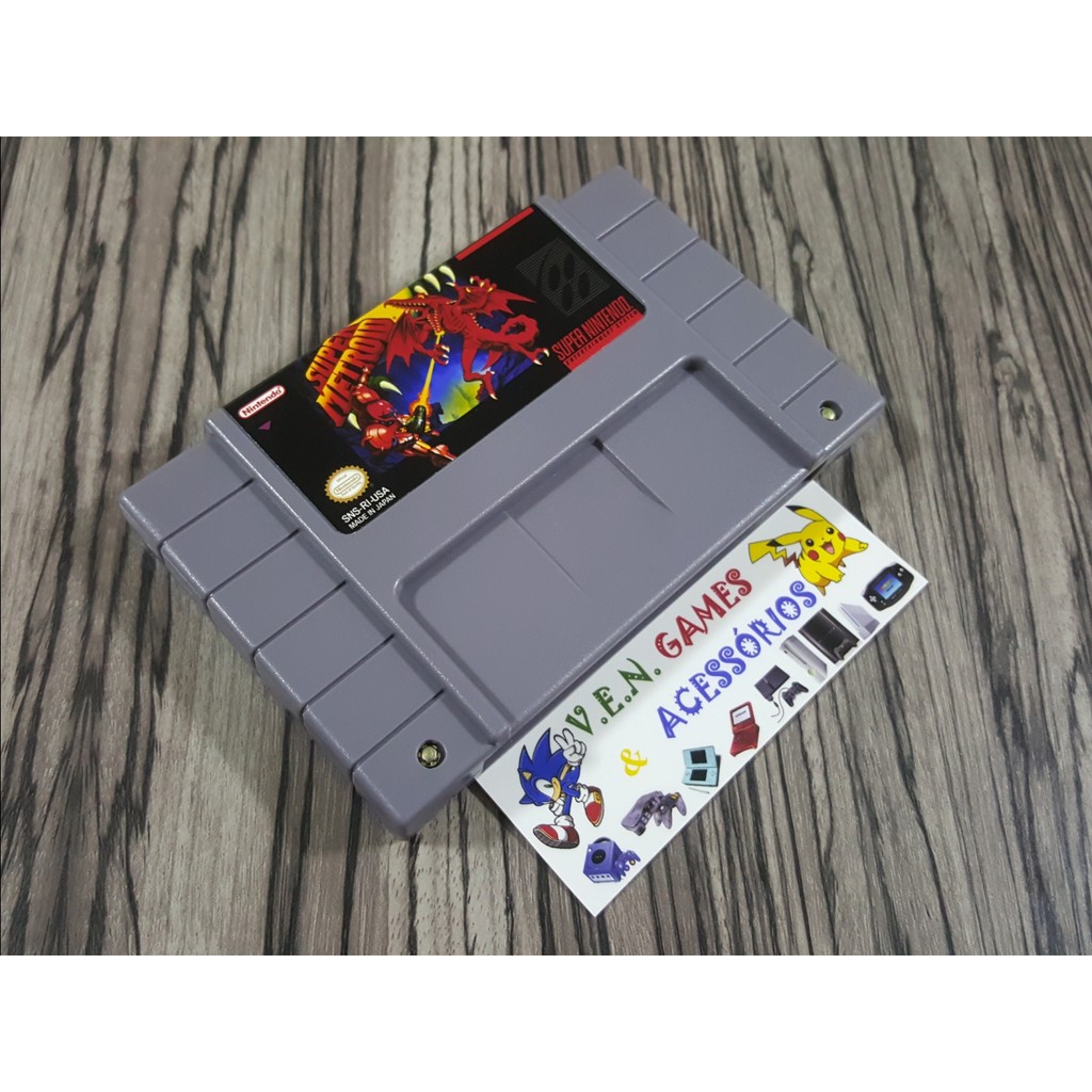 Super Metroid Em Ingles Ou Portugues P/ Super Nintendo + Garantia ...