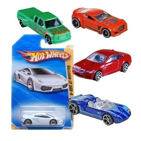 Carrinho Hot Wheels Die Cast FVN40 Sortido - Embalagem com 2 Peças