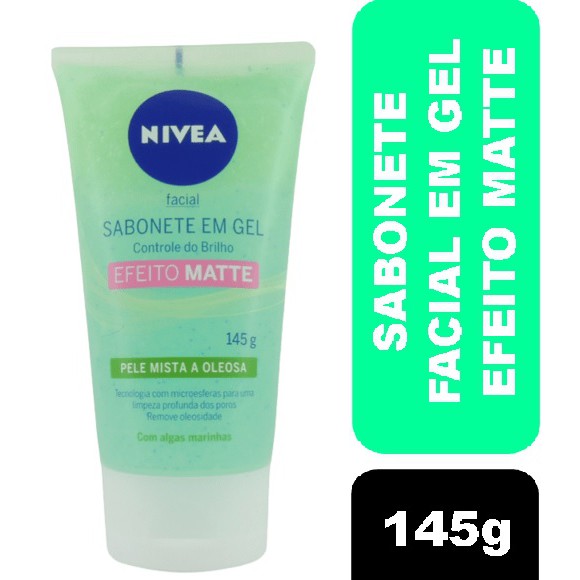 Sabonete Em Gel Facial Nivea Controle Do Brilho Pele Mista A Oleosa G Shopee Brasil