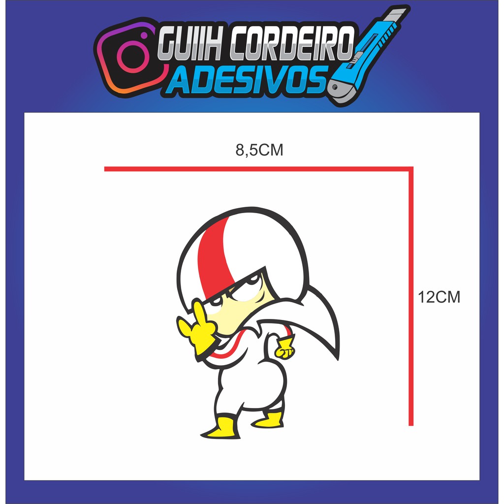 Adesivo Kick Buttowski Recorte