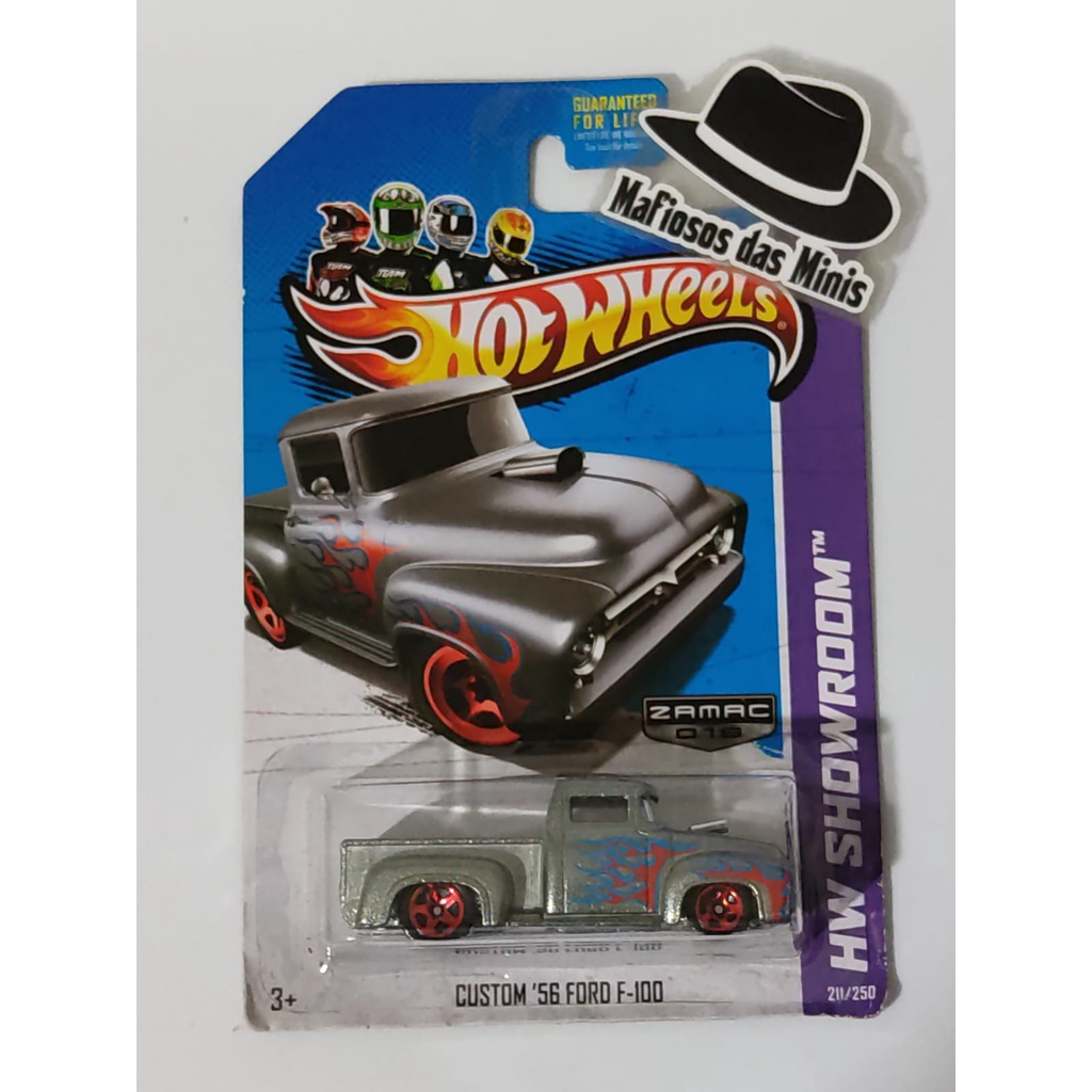 Hot Wheels Custom 56 Ford F100 Zamac Chase Minaitura Exclusiva dos