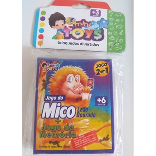 JOGO DO MICO LEAO DOURADO MINI TOYS C/6 REF 128