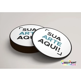 Porta copo bolacha de chopp MDF 9x9 Cm Personalize com Seu Tema