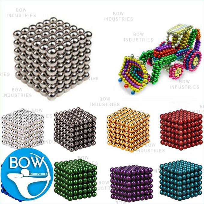 3MM 1000 512 PCS Bolas magnéticas Buckyballs Neocube Puzzle Blocos de  construção magnéticos Conjunto de pressão de liberação de brinquedos  Crianças