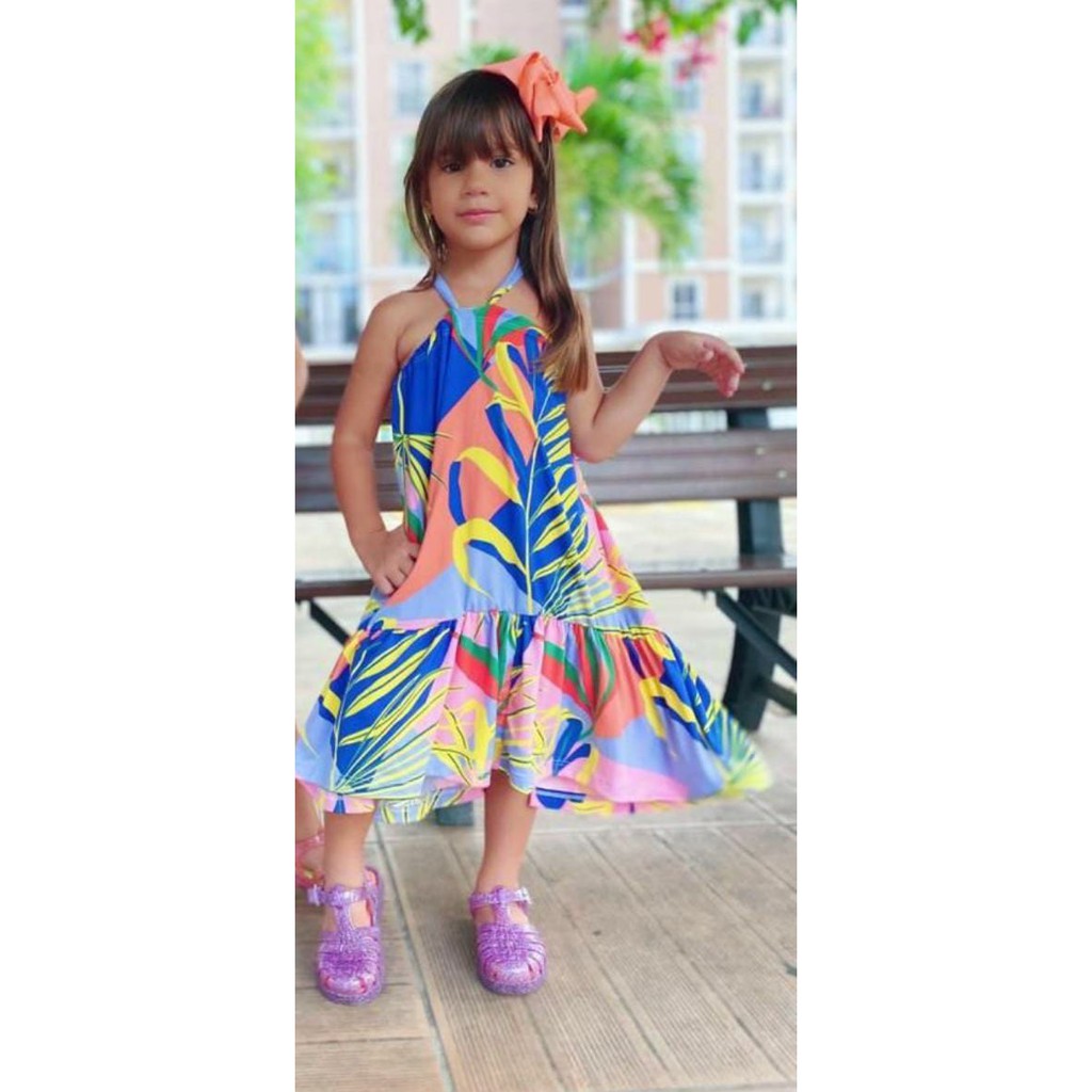 Vestido frente hot sale unica infantil