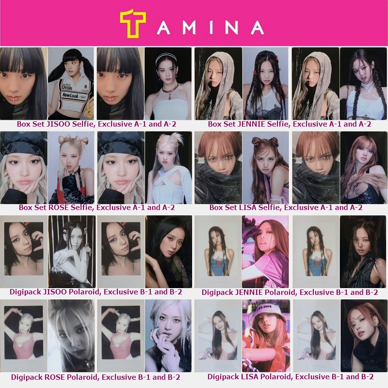 【pop up 限定】blackpink トレカ ジス born pink Cartão Fotográfico BLACKPINK BORN PINK YG Select | Shopee Brasil