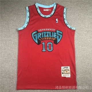 4 Estilos Camisa Nba Memphis Grizzlies no . 10 Bibby Retrô Vermelho E Outros De Basquete uLHp