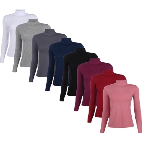 Blusa Feminina Cacharrel Gola Alta Manga Longa