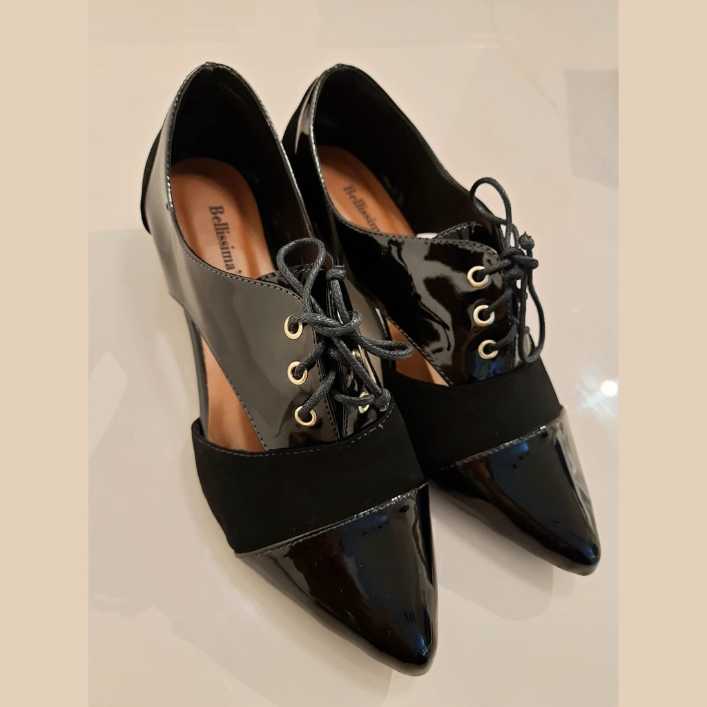 Sapato oxford best sale salto feminino